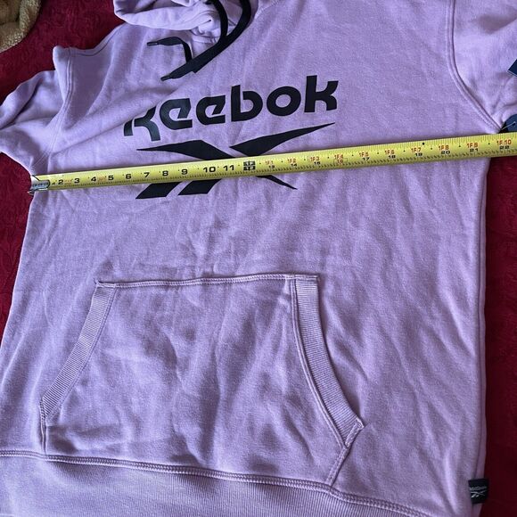 NWT Reebok Women's Pullover Primary Logo Hoodie Sweatshirt Medium Relax Fit - Picture 7 of 8